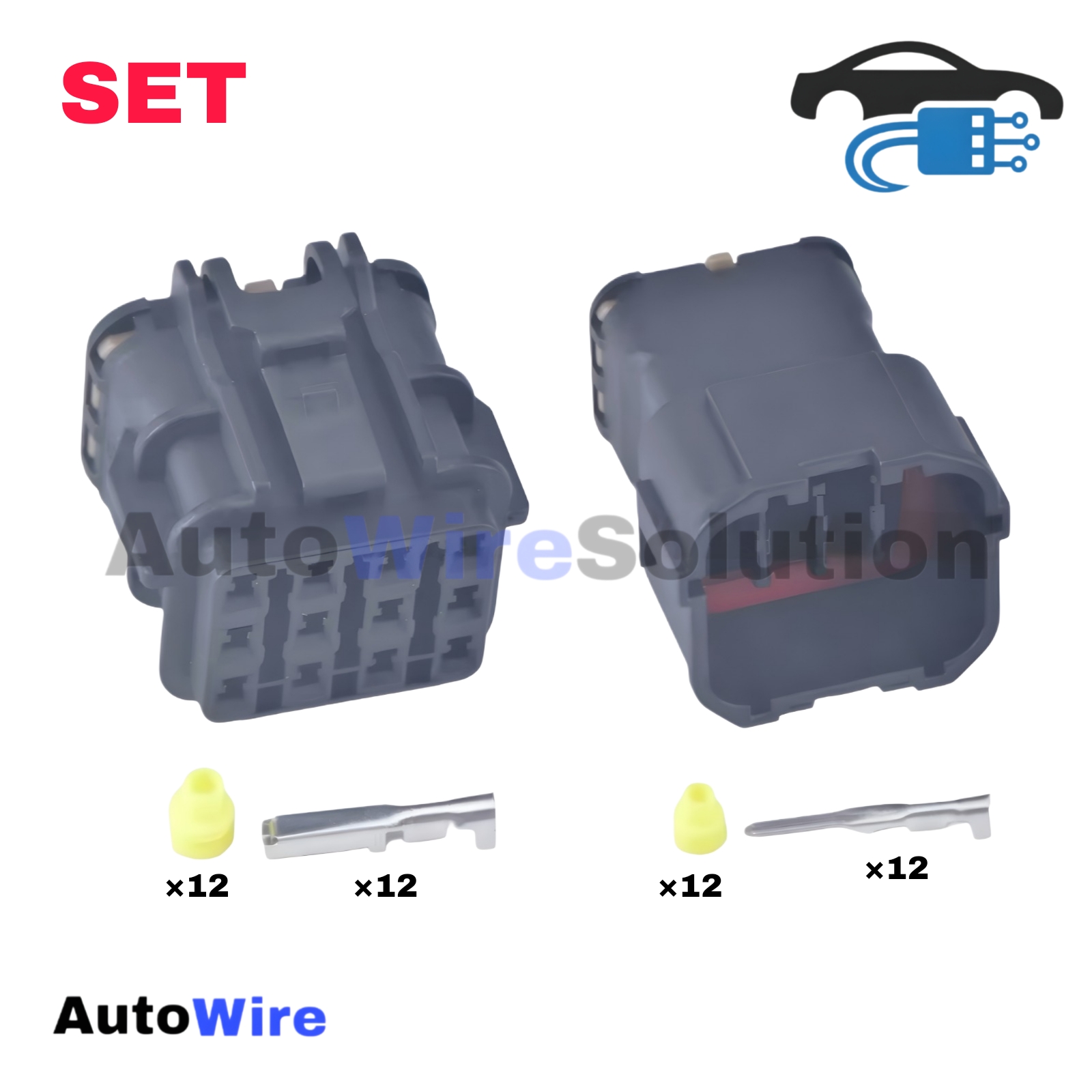 CONNECTOR YAZAKI SWP 12 PIN KIT