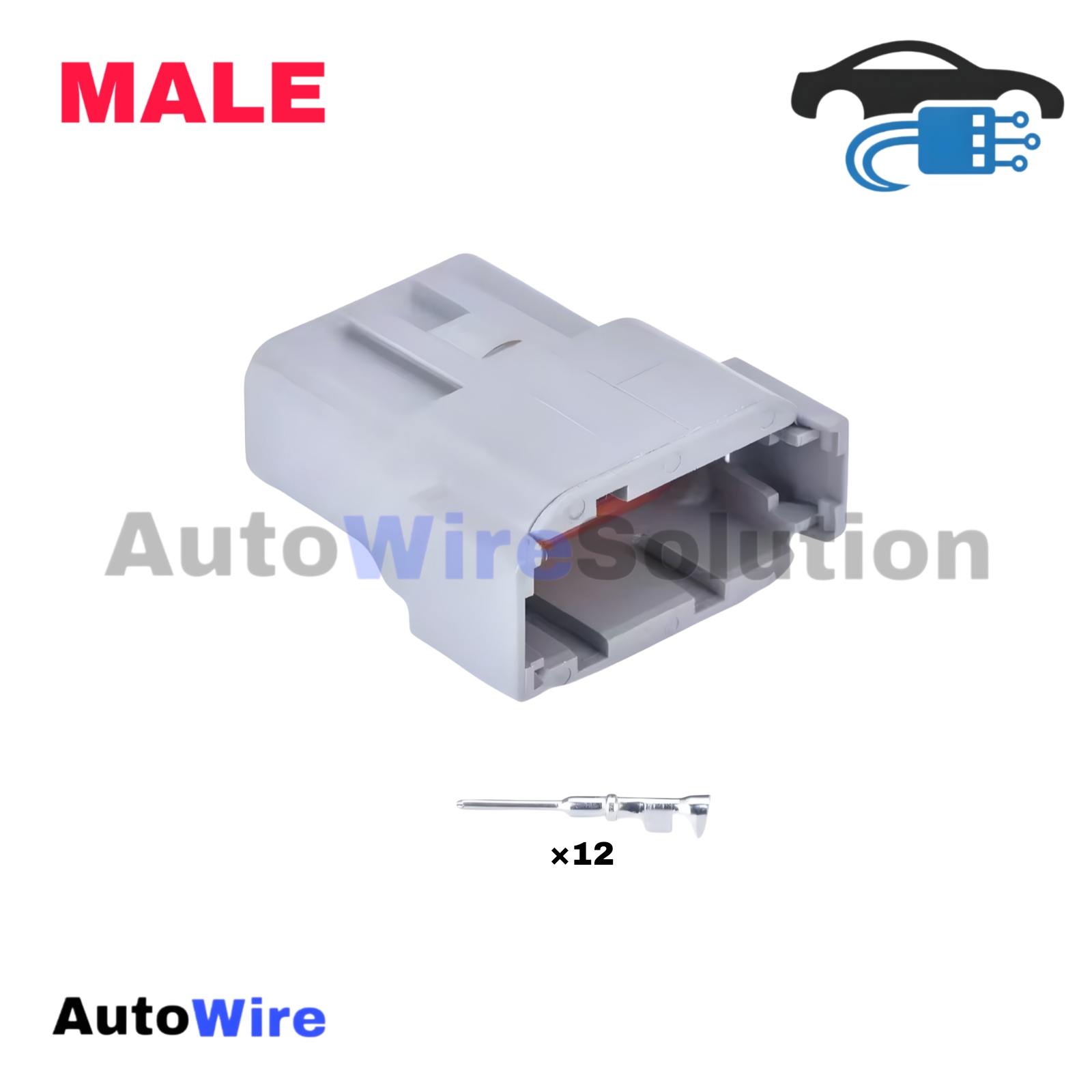 CONNECTOR DEUTSCH DTM 12 PIN MALE