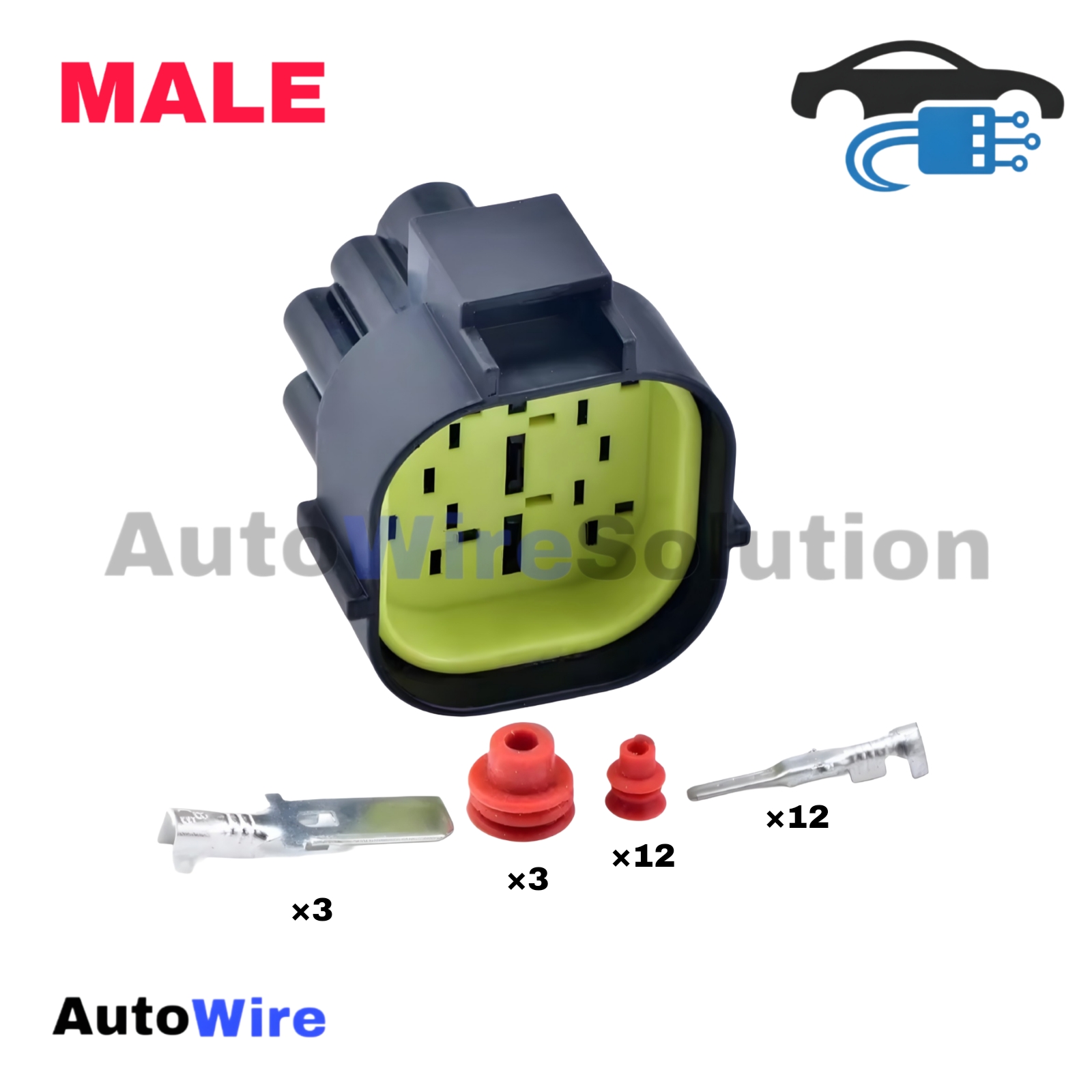 CONNECTOR ECONOSEAL 15 PIN MALE
