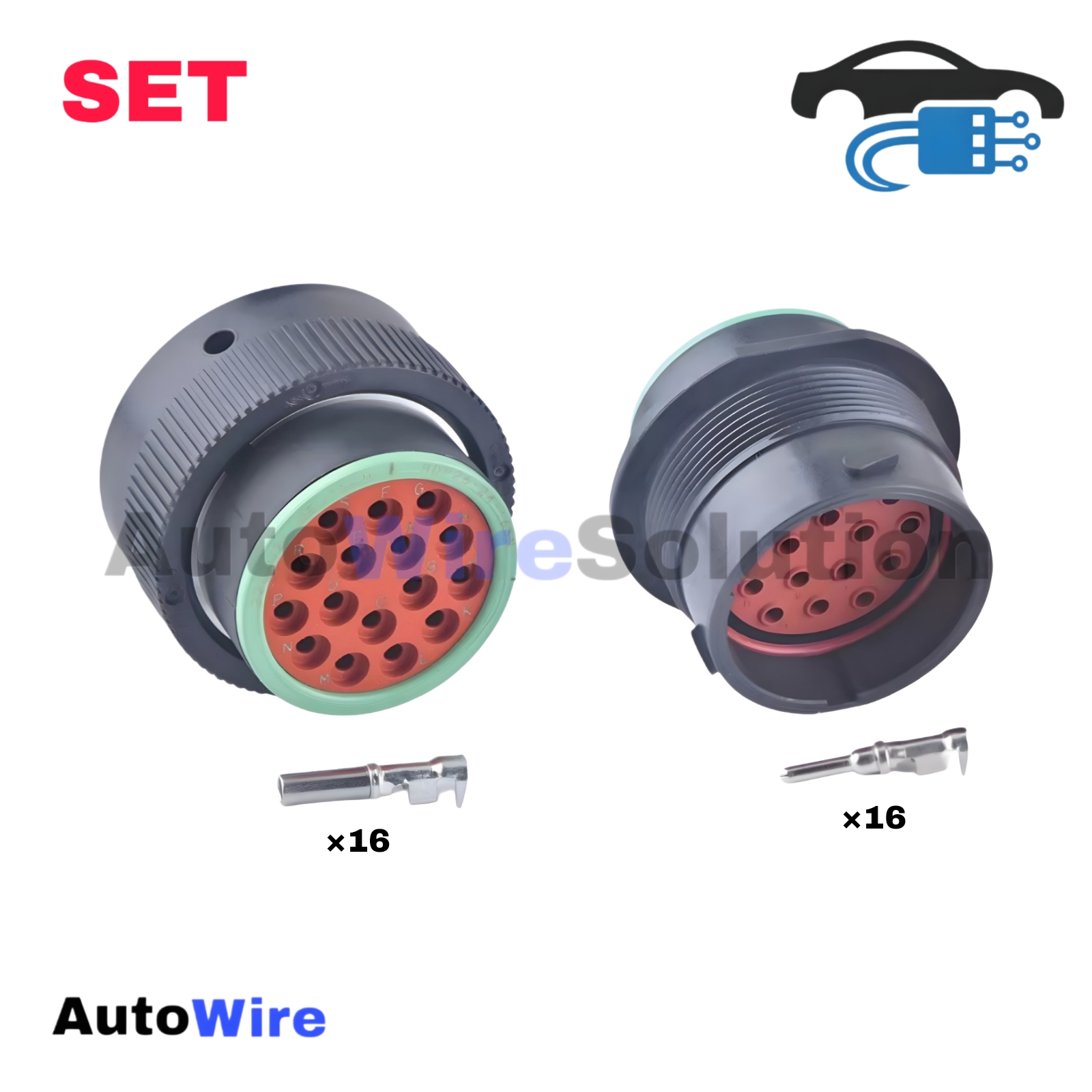 CONNECTOR DEUTSCH HDP 16 PIN KIT