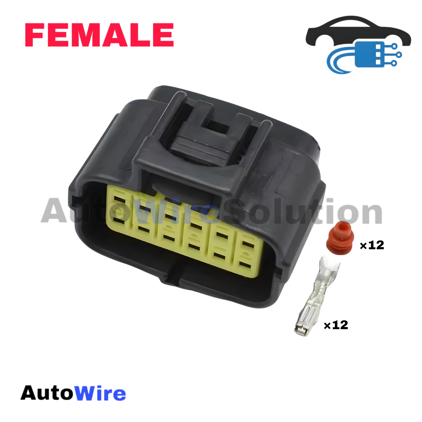 CONNECTOR DENSO 12 PIN FEMALE