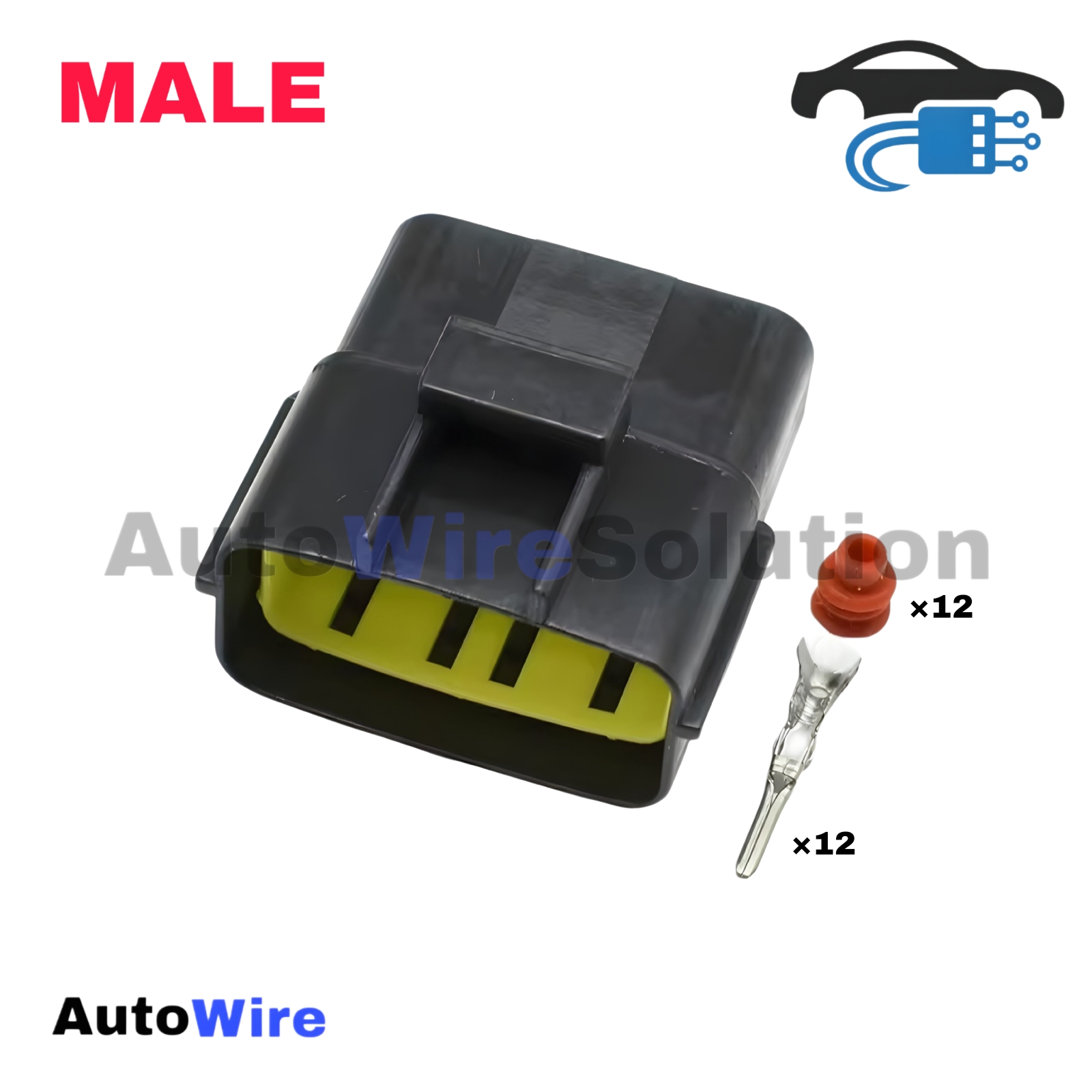 CONNECTOR DENSO 12 PIN MALE