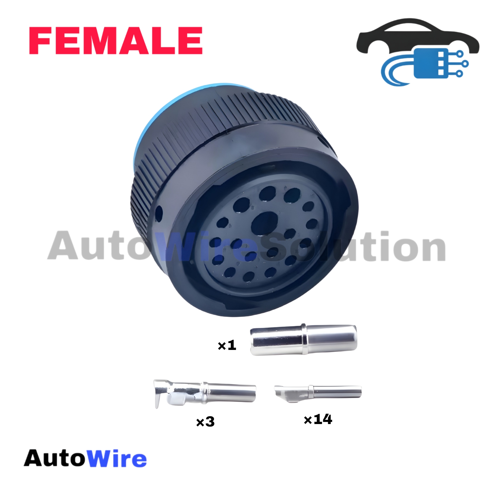 CONNECTOR DEUTSCH HDP 18 PIN FEMALE