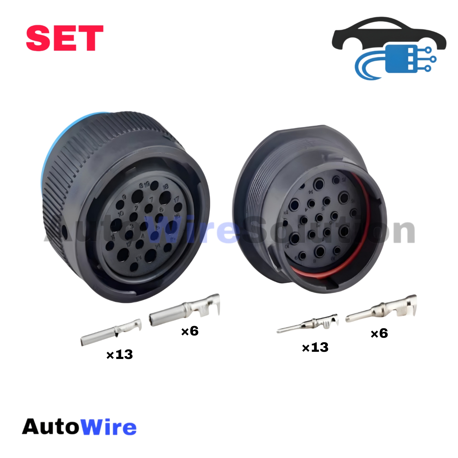 CONNECTOR DEUTSCH HDP 19 PIN KIT