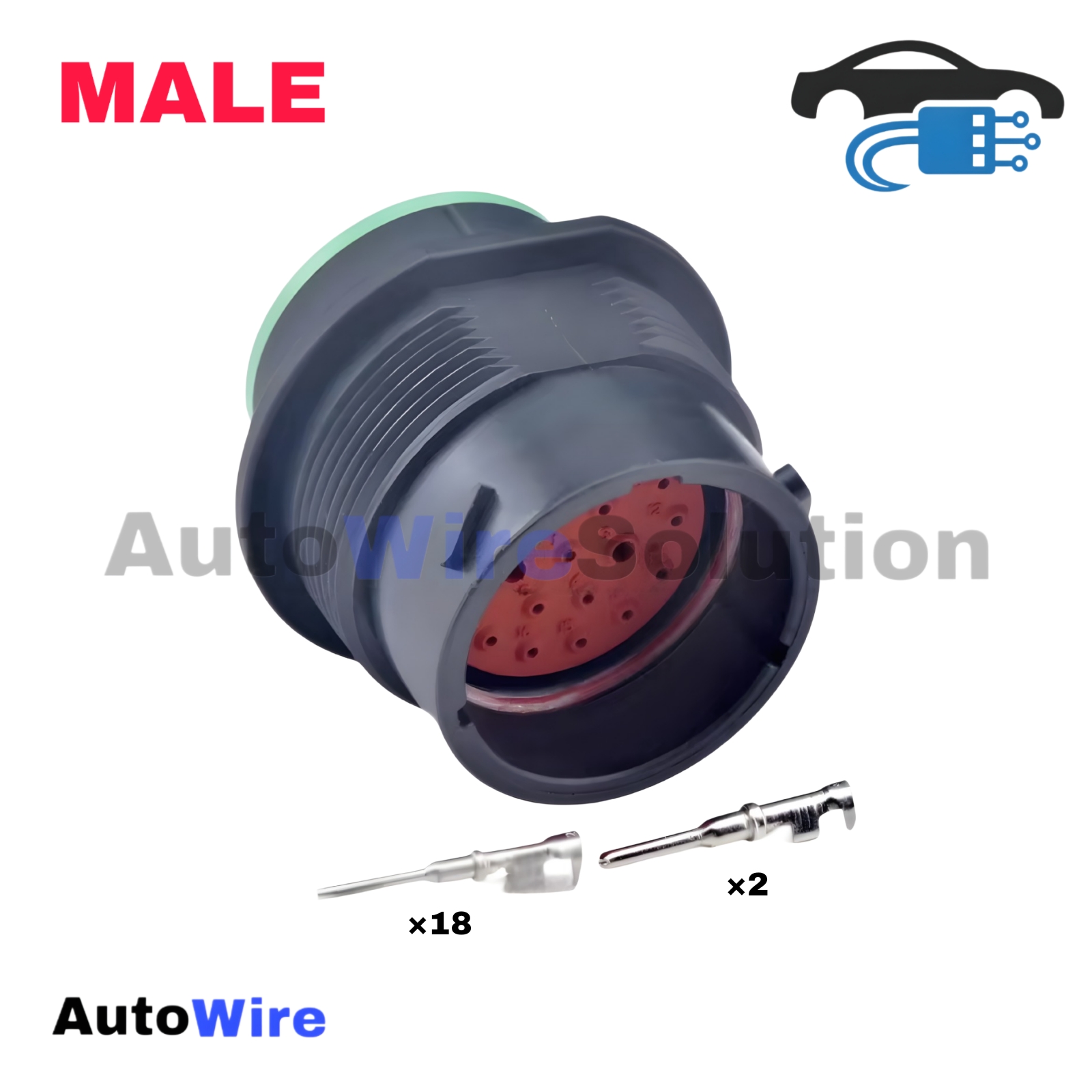 CONNECTOR DEUTSCH HDP 20 PIN MALE