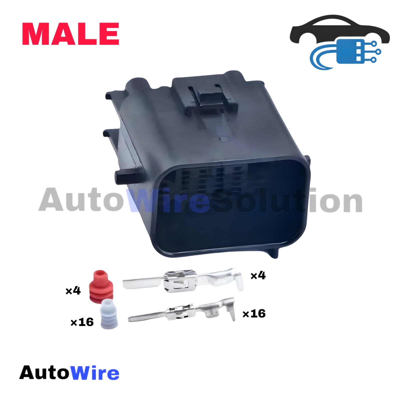 CONNECTOR CAR AUTOMOBILE 20 PIN MALE