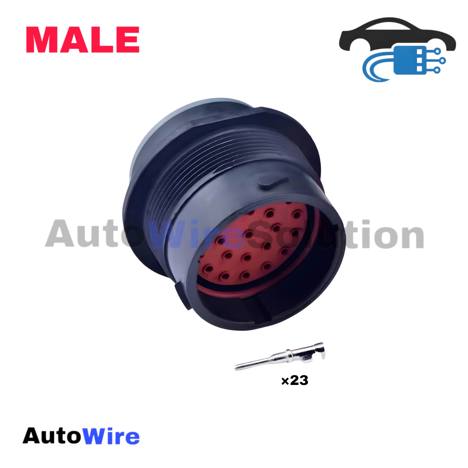 CONNECTOR DEUTSCH HDP 23 PIN MALE