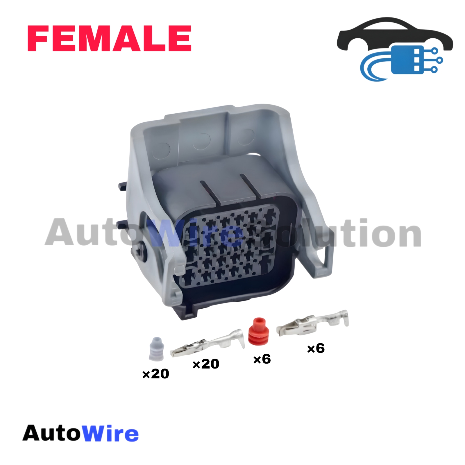 CONNECTOR CAR AUTOMOBILE 26 PIN FEMALE