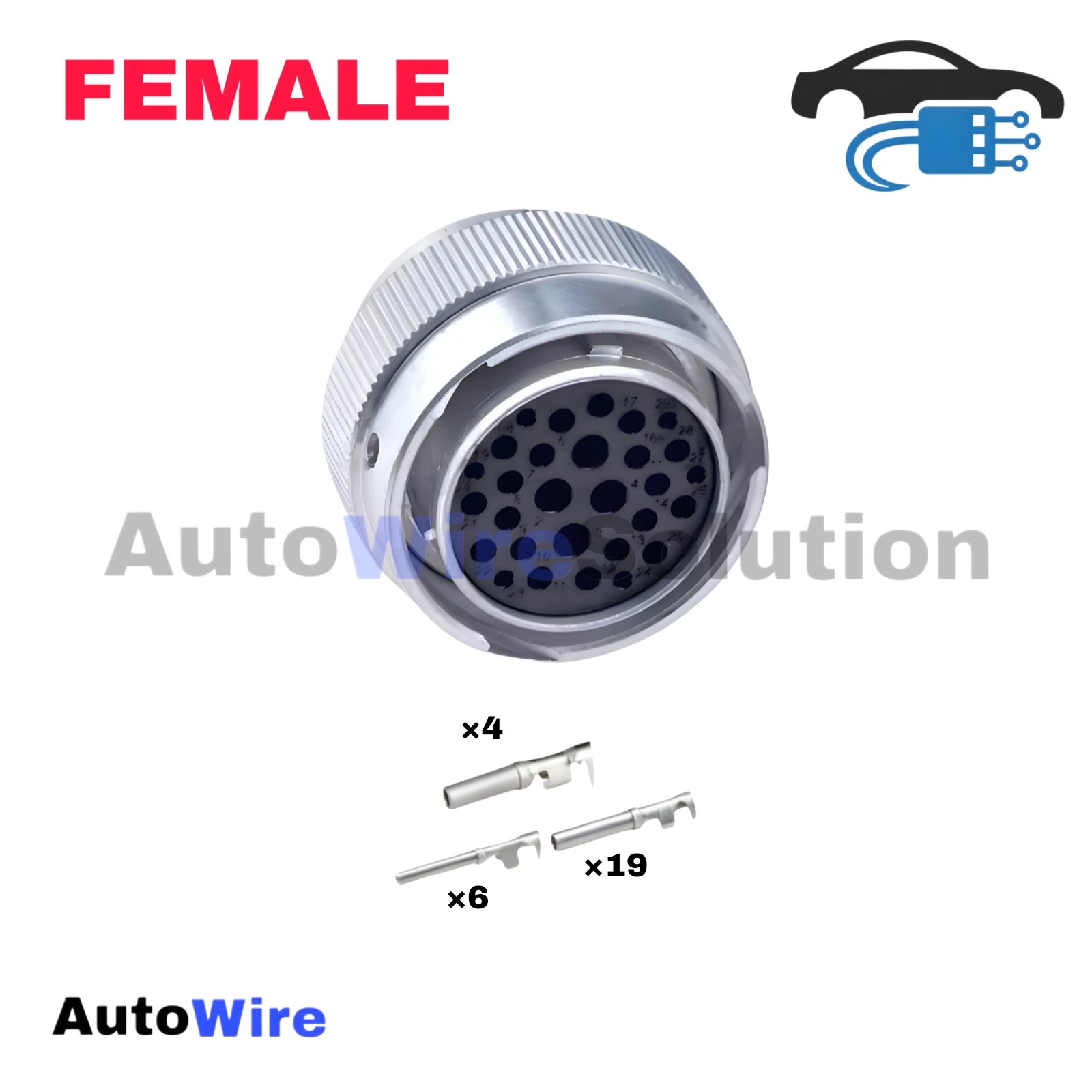 CONNECTOR DEUTSCH HD 29 PIN FEMALE
