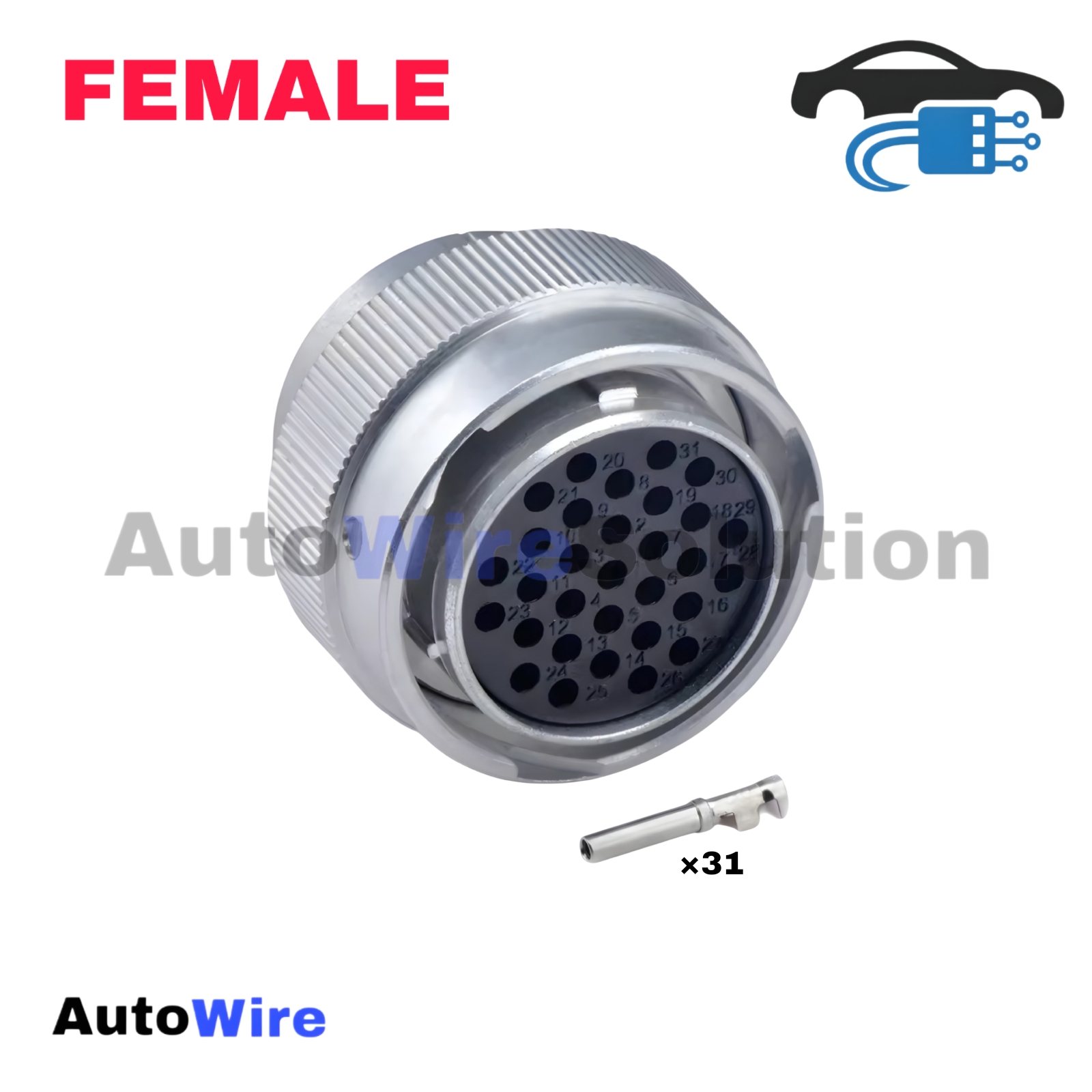 CONNECTOR DEUTSCH HD 31 PIN FEMALE