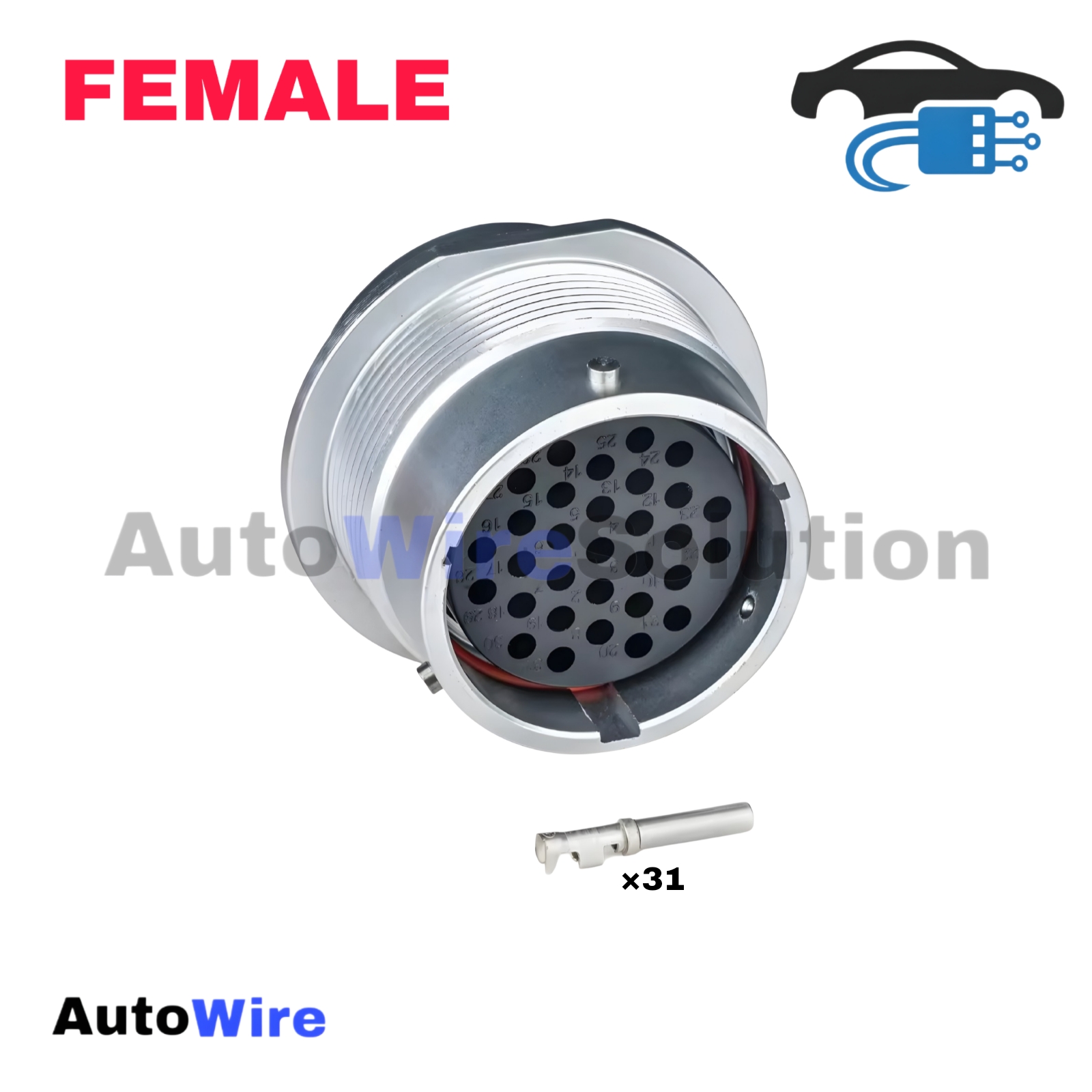 CONNECTOR DEUTSCH HD-B 31 PIN FEMALE