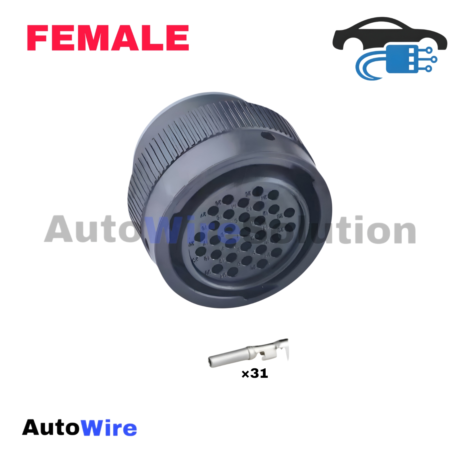 CONNECTOR DEUTSCH HDP 31 PIN FEMALE