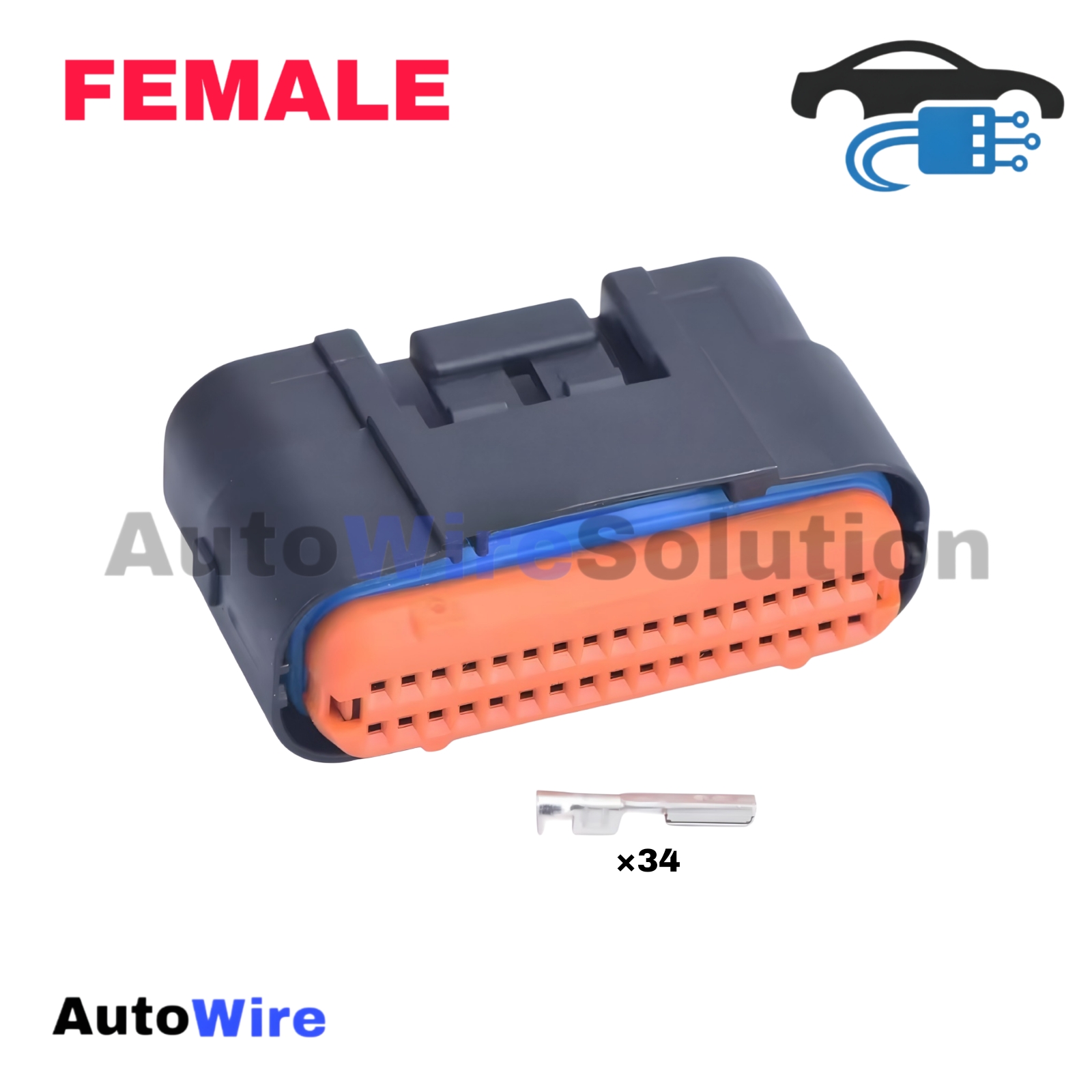 CONNECTOR ECU 34 PIN FEMALE