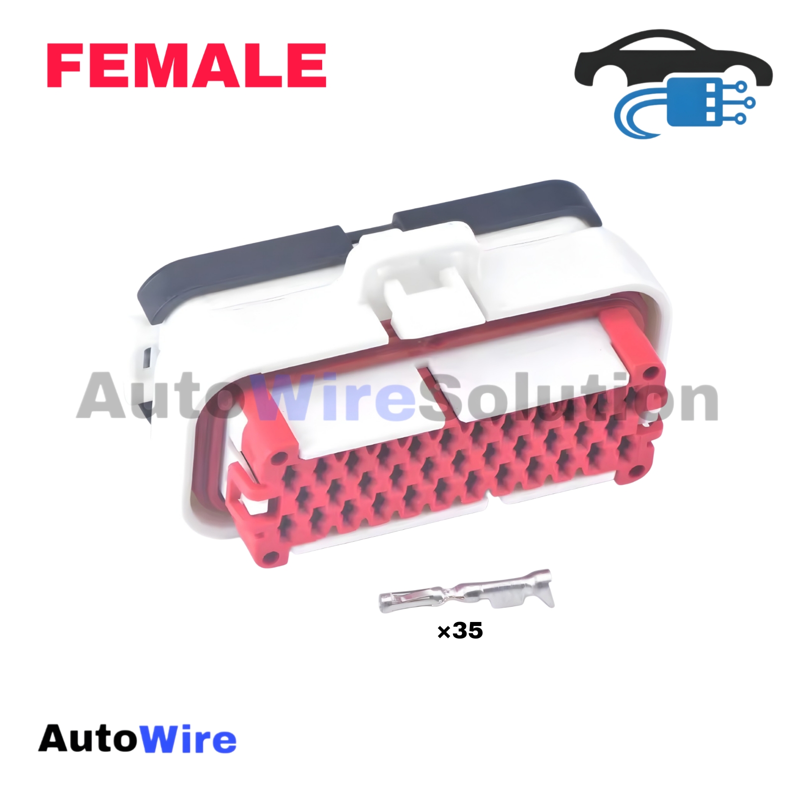 CONNECTOR PCB ECU  WHITE 35 PIN FEMALE