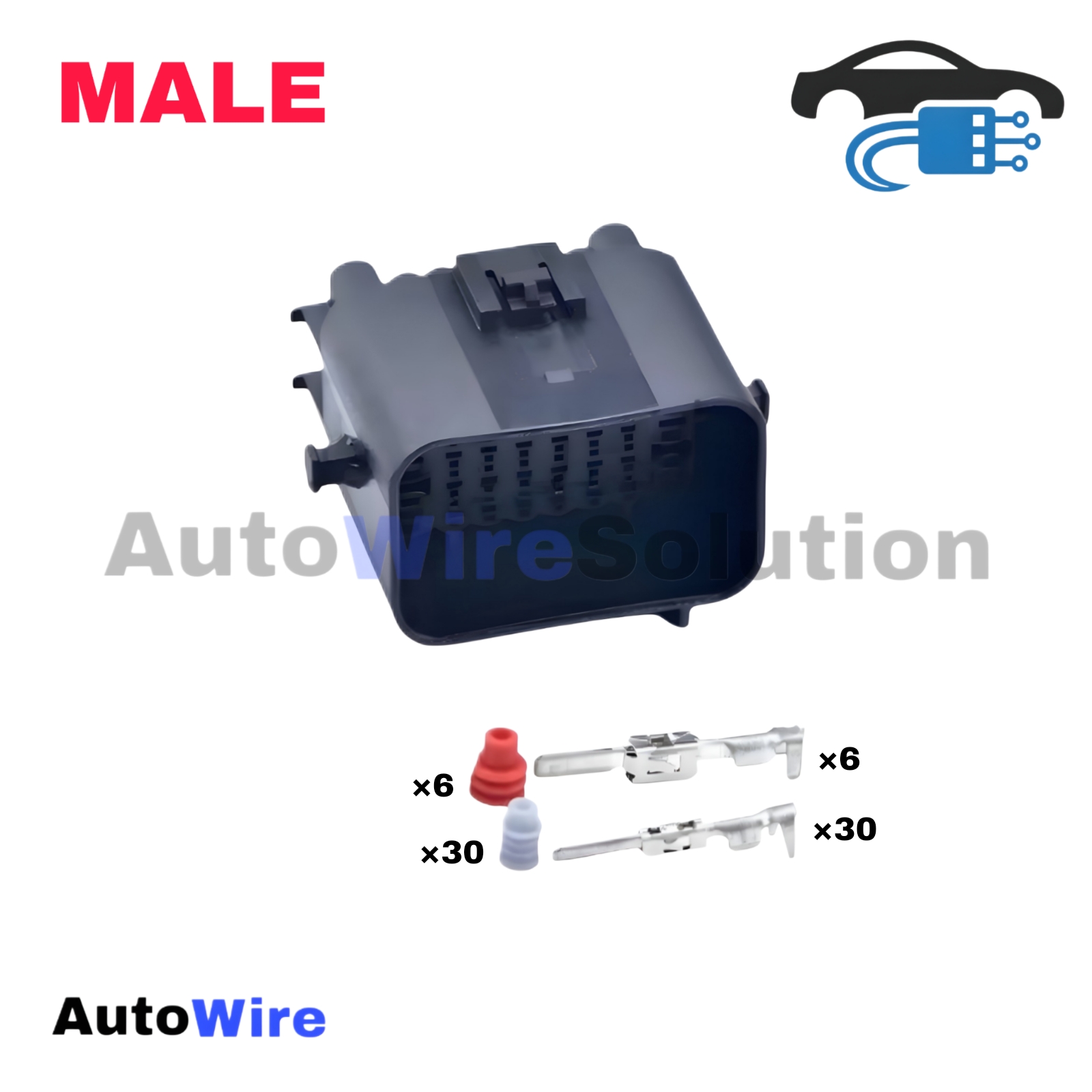 CONNECTOR CAR AUTOMOBILE 36 PIN MALE