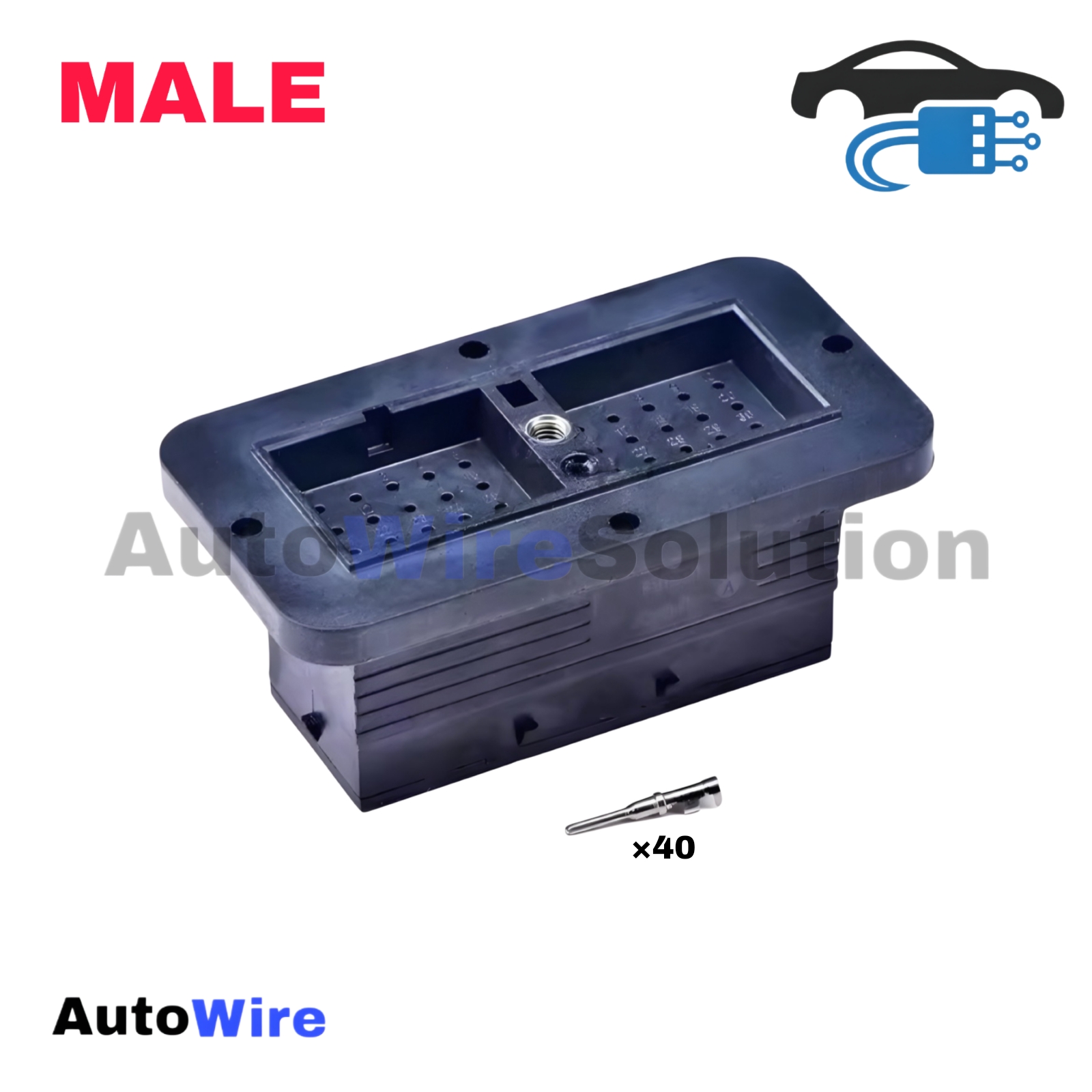 CONNECTOR DEUTSCH DRC 40 PIN MALE