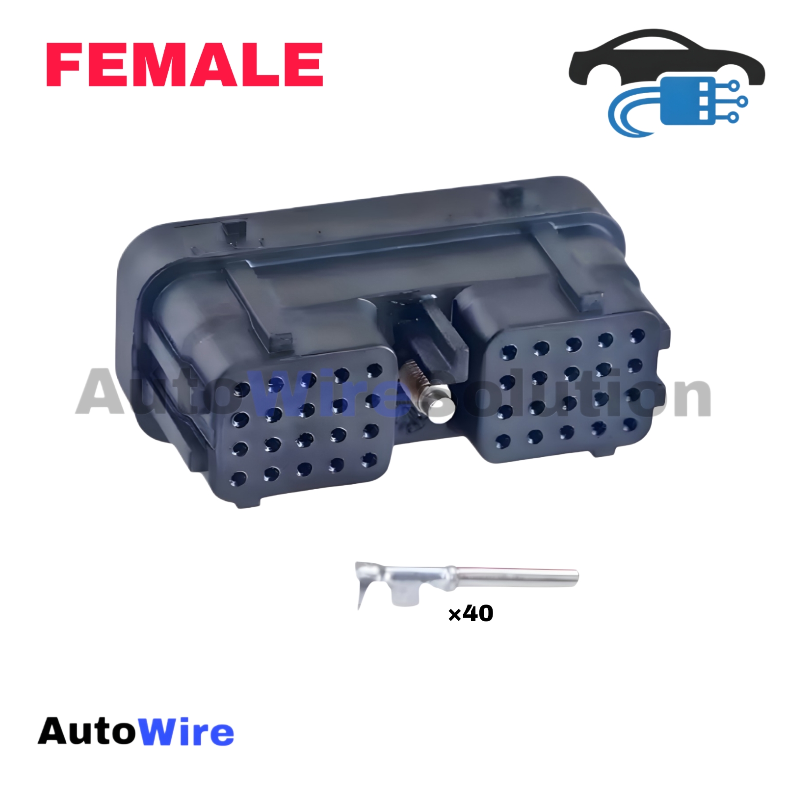 CONNECTOR DEUTSCH ECU DRC-A 40 PIN FEMALE