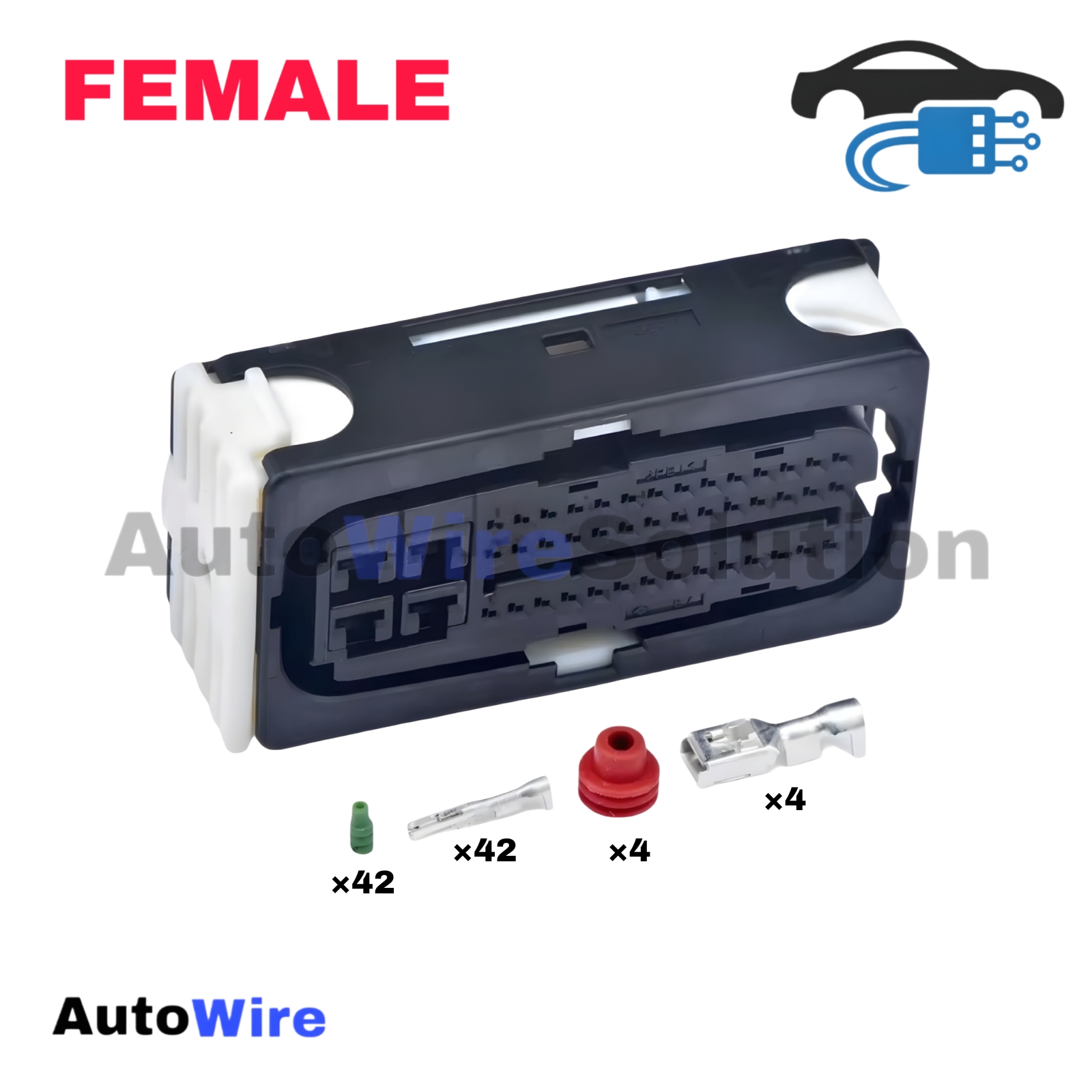 CONNECTOR ABS BOARD 46 PIN FEMALE