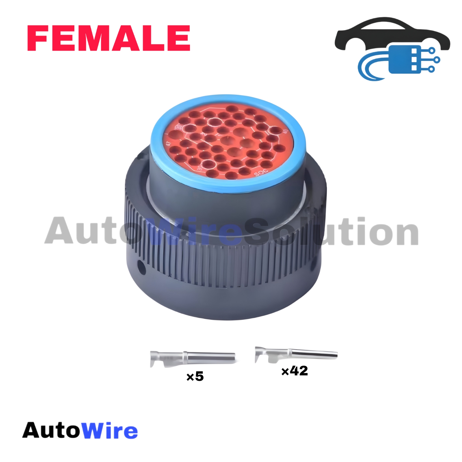 CONNECTOR DEUTSCH HDP 47 PIN FEMALE