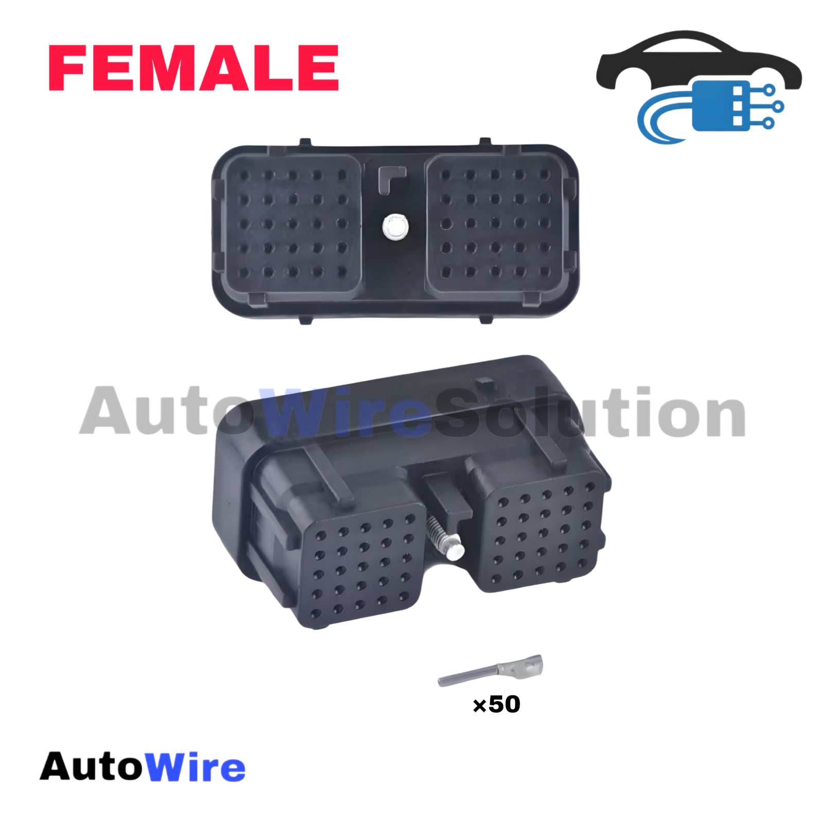 CONNECTOR DEUTSCH DRC-02 50 PIN FEMALE