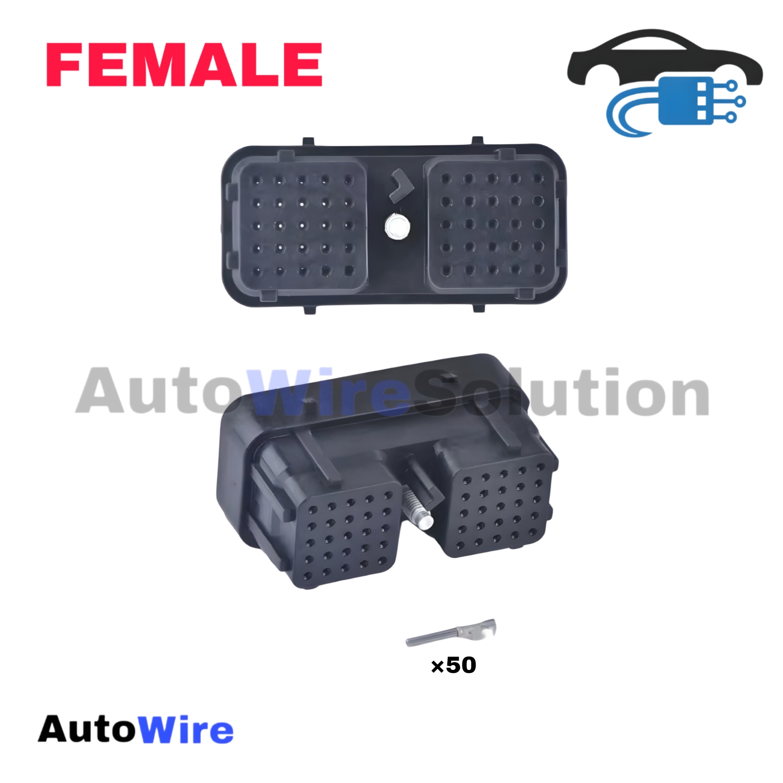 CONNECTOR DEUTSCH DRC-03 50 PIN FEMALE