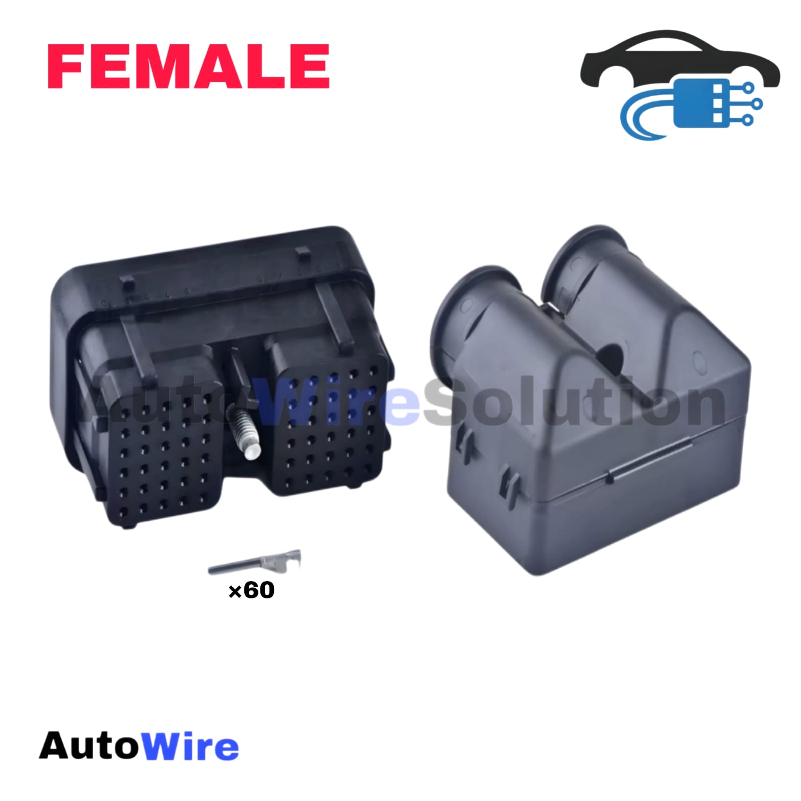 CONNECTOR DEUTSCH DRC-06 60 PIN FEMALE + PLUG