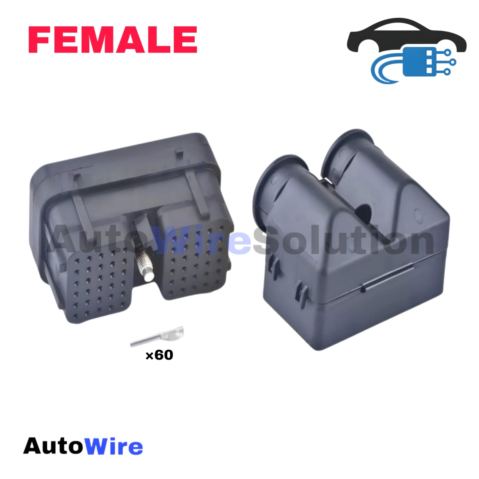 CONNECTOR DEUTSCH DRC-07 60 PIN FEMALE + PLUG