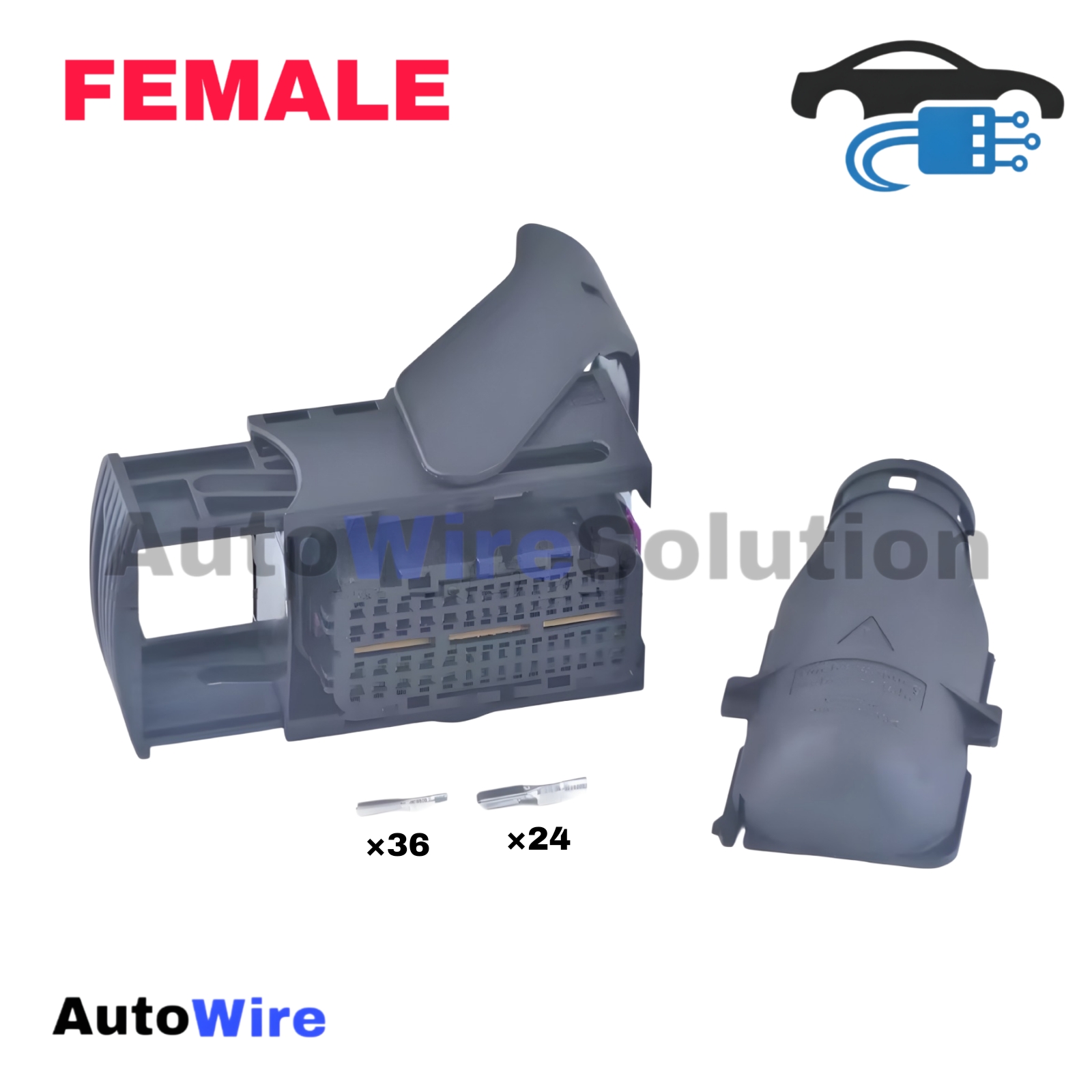 CONNECTOR ECU EDC 60 PIN FEMALE