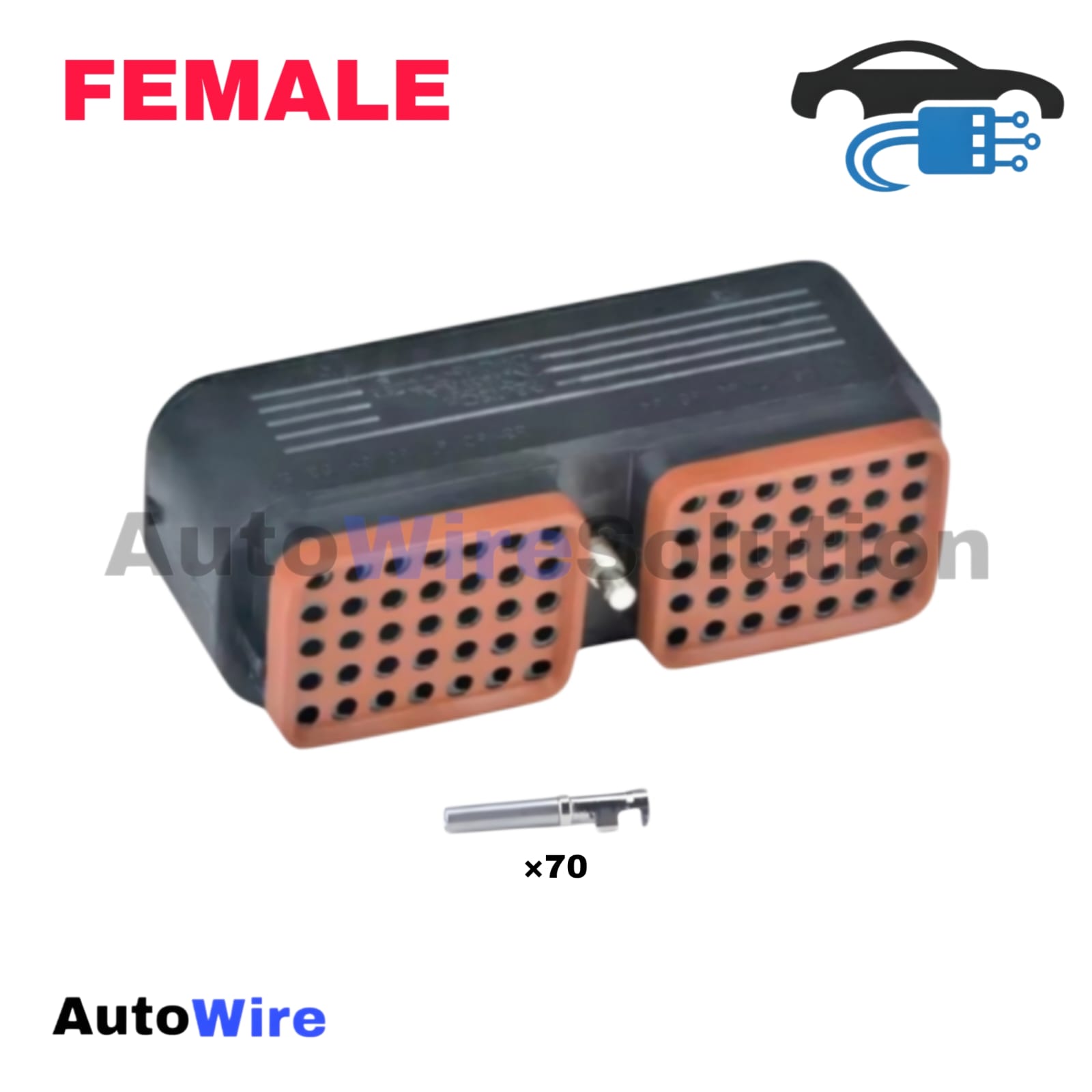 CONNECTOR DEUTSCH DRC-B 70 PIN FEMALE