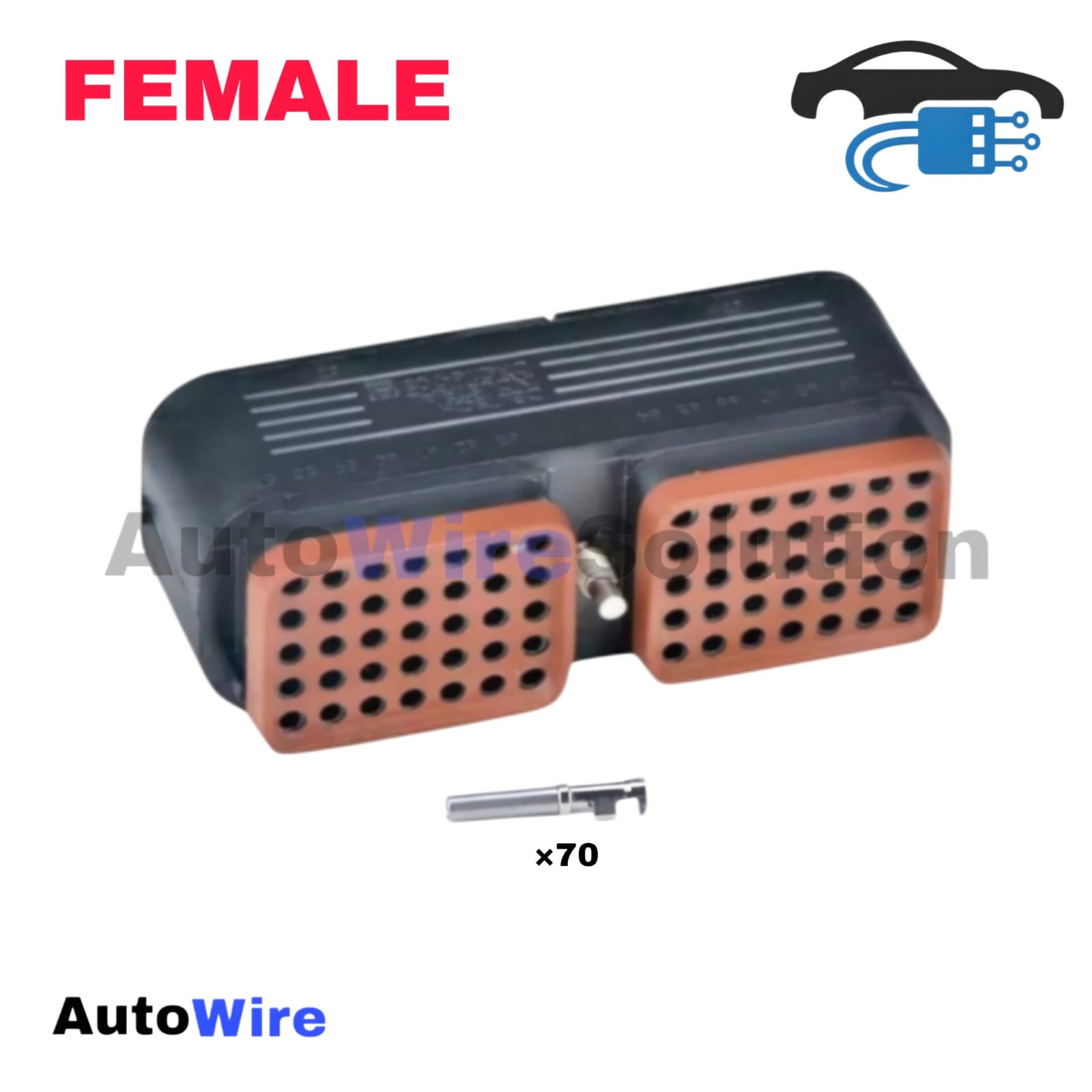 CONNECTOR DEUTSCH DRC-C 70 PIN FEMALE