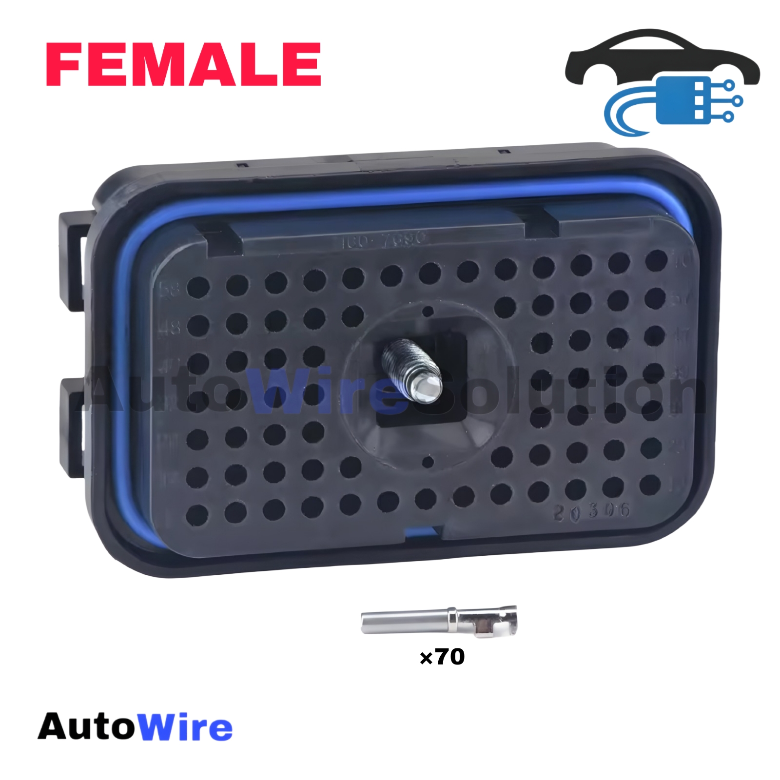 CONNECTOR CAT ECU-B 70 PIN FEMALE