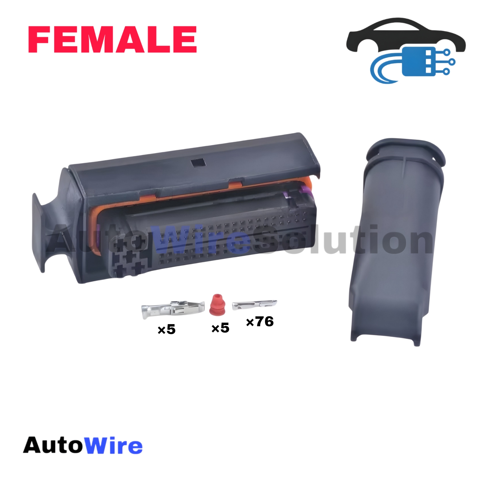 CONNECTOR PCB ECU-B 81 PIN FEMALE