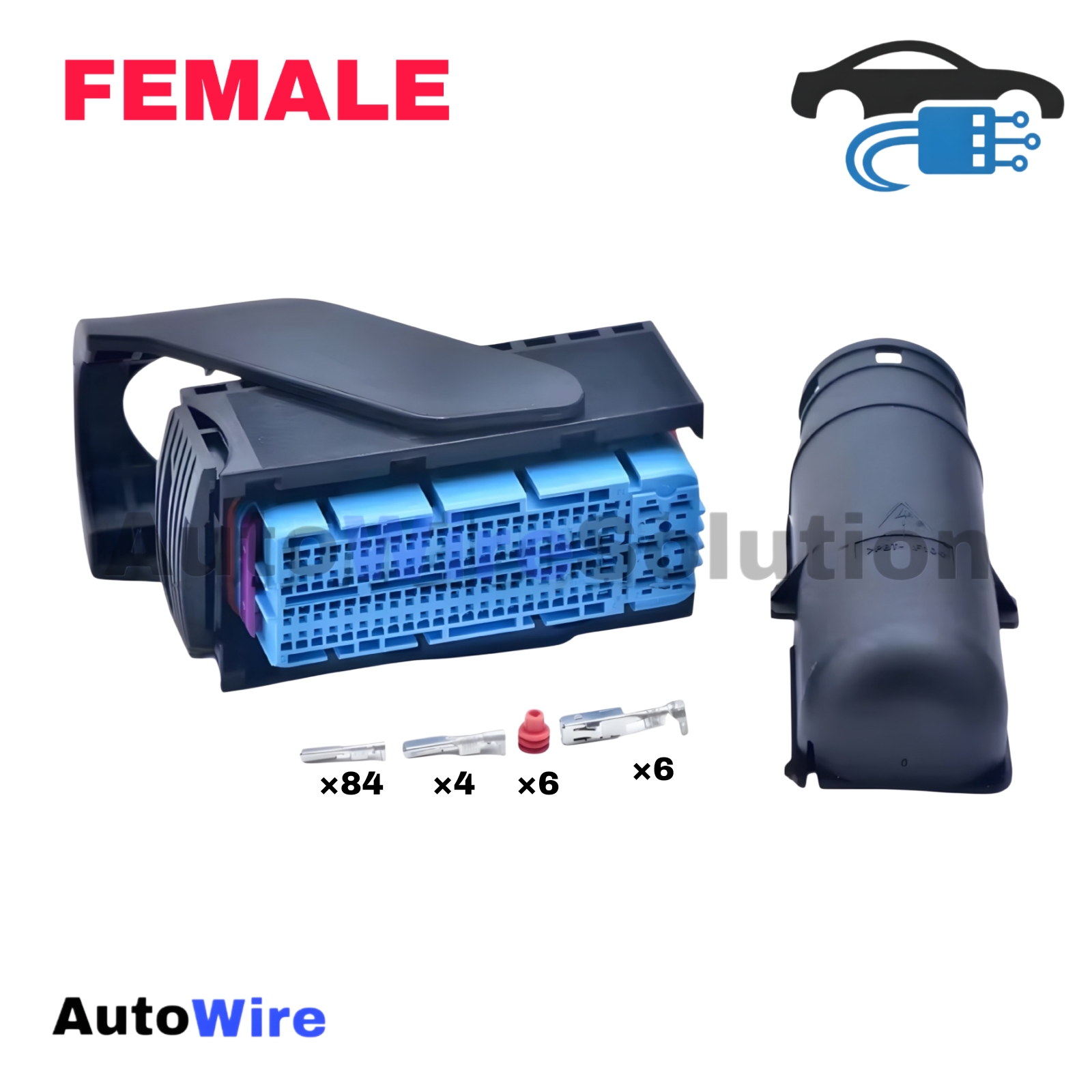 CONNECTOR ECU EDC BLUE 94 PIN FEMALE
