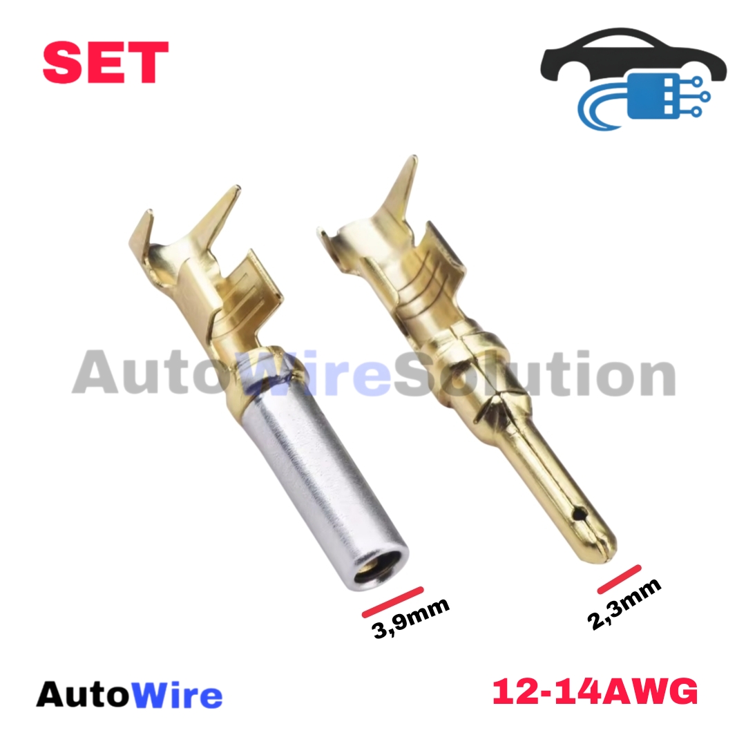 TERMINAL PIN DEUTSCH SIZE 12 GOLD SERIES KIT