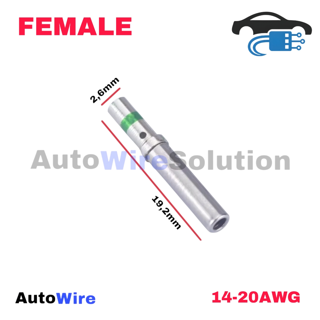 TERMINAL PIN DEUTSCH SIZE 16 FEMALE