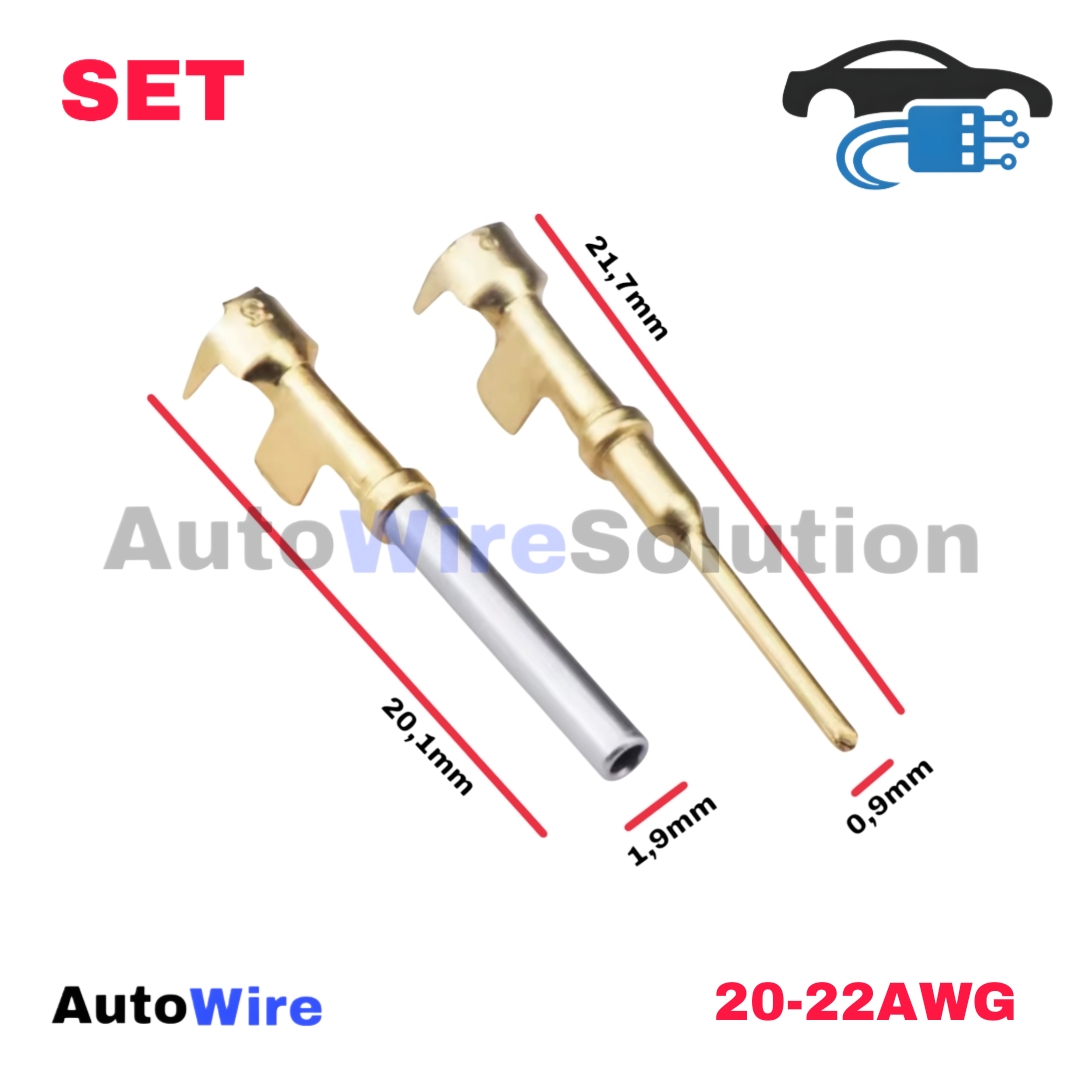 TERMINAL PIN DEUTSCH SIZE 20 GOLD SERIES KIT