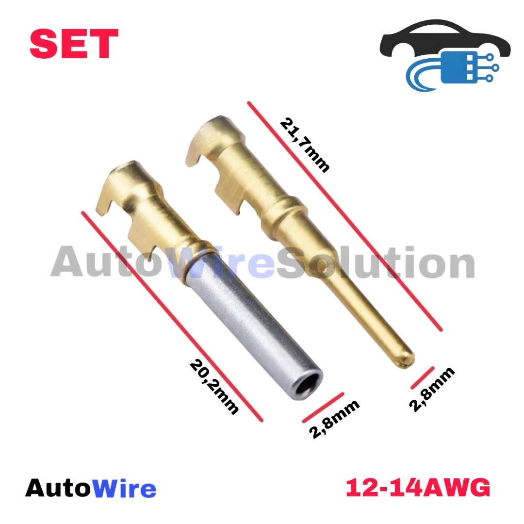 TERMINAL PIN DEUTSCH SIZE 16 GOLD SERIES KIT