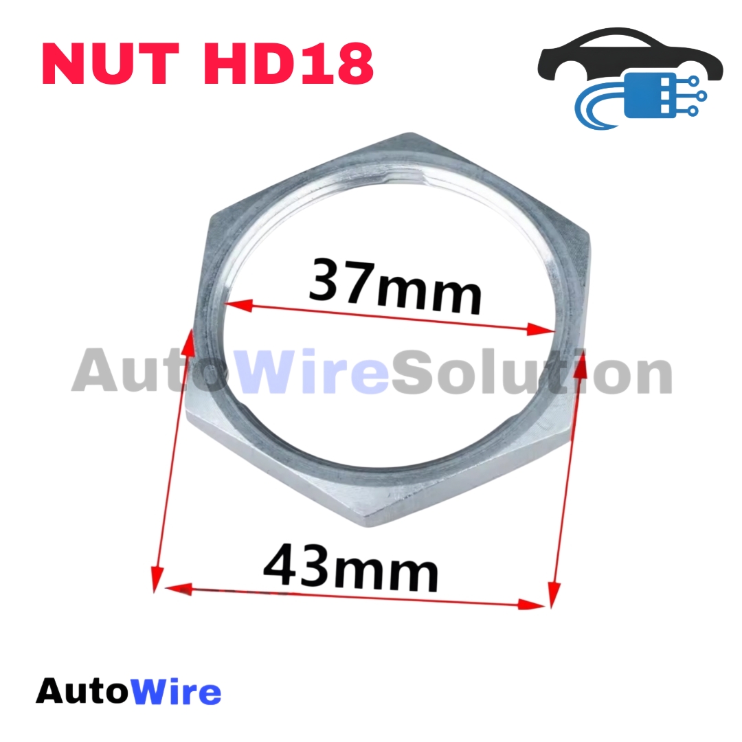 NUT CONNECTOR HD18 MALE