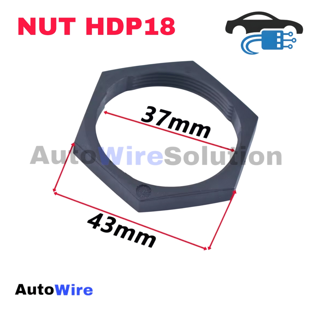 NUT CONNECTOR HDP18 MALE
