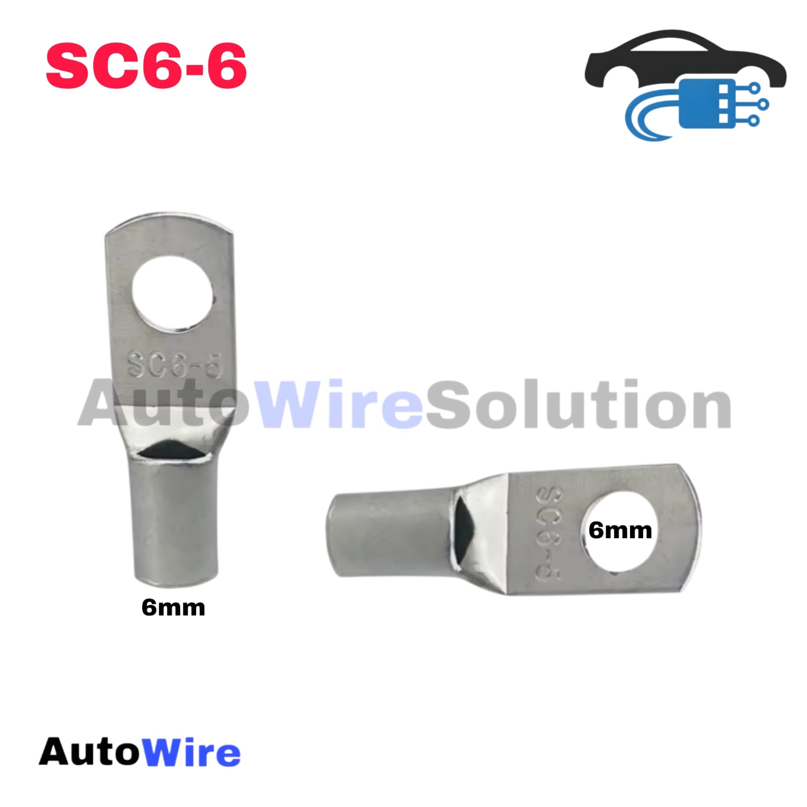 TERMINAL SCUN CABLE LUG SC6-6